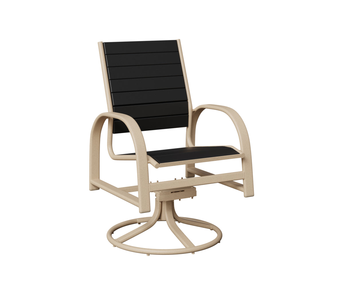 Berlin Gardens Murphy Poly Swivel Rocker Dining Chair