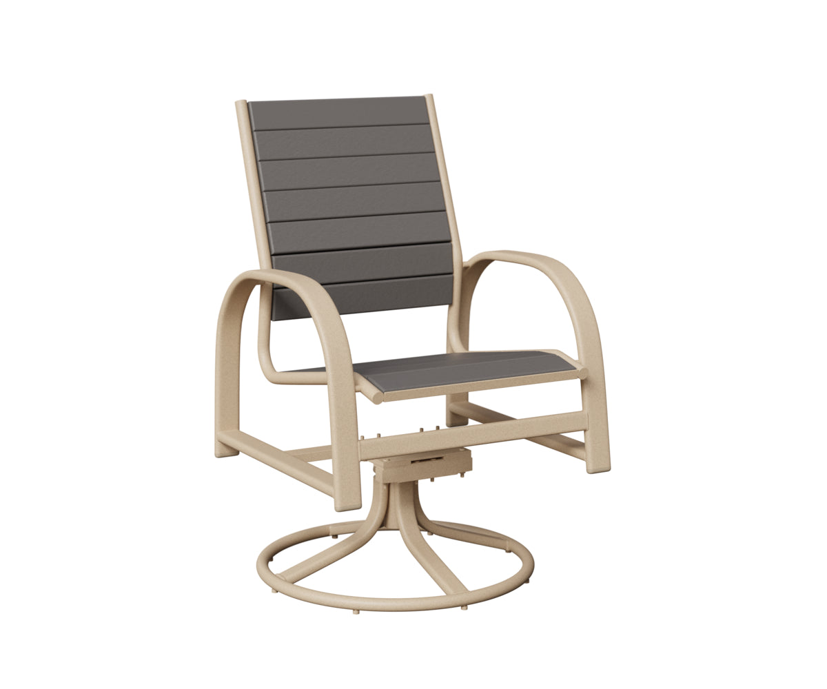 Berlin Gardens Murphy Poly Swivel Rocker Dining Chair