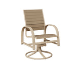 Berlin Gardens Murphy Poly Swivel Rocker Dining Chair