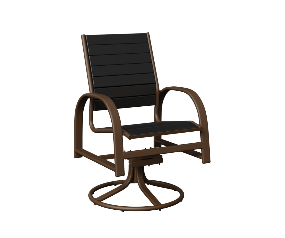 Berlin Gardens Murphy Poly Swivel Rocker Dining Chair