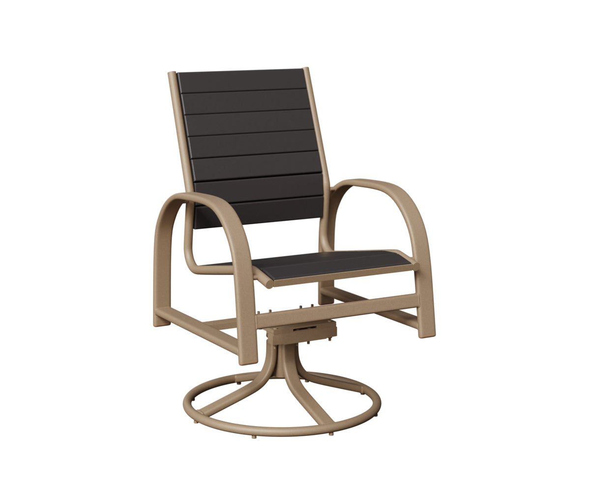 Berlin Gardens Murphy Poly Swivel Rocker Dining Chair