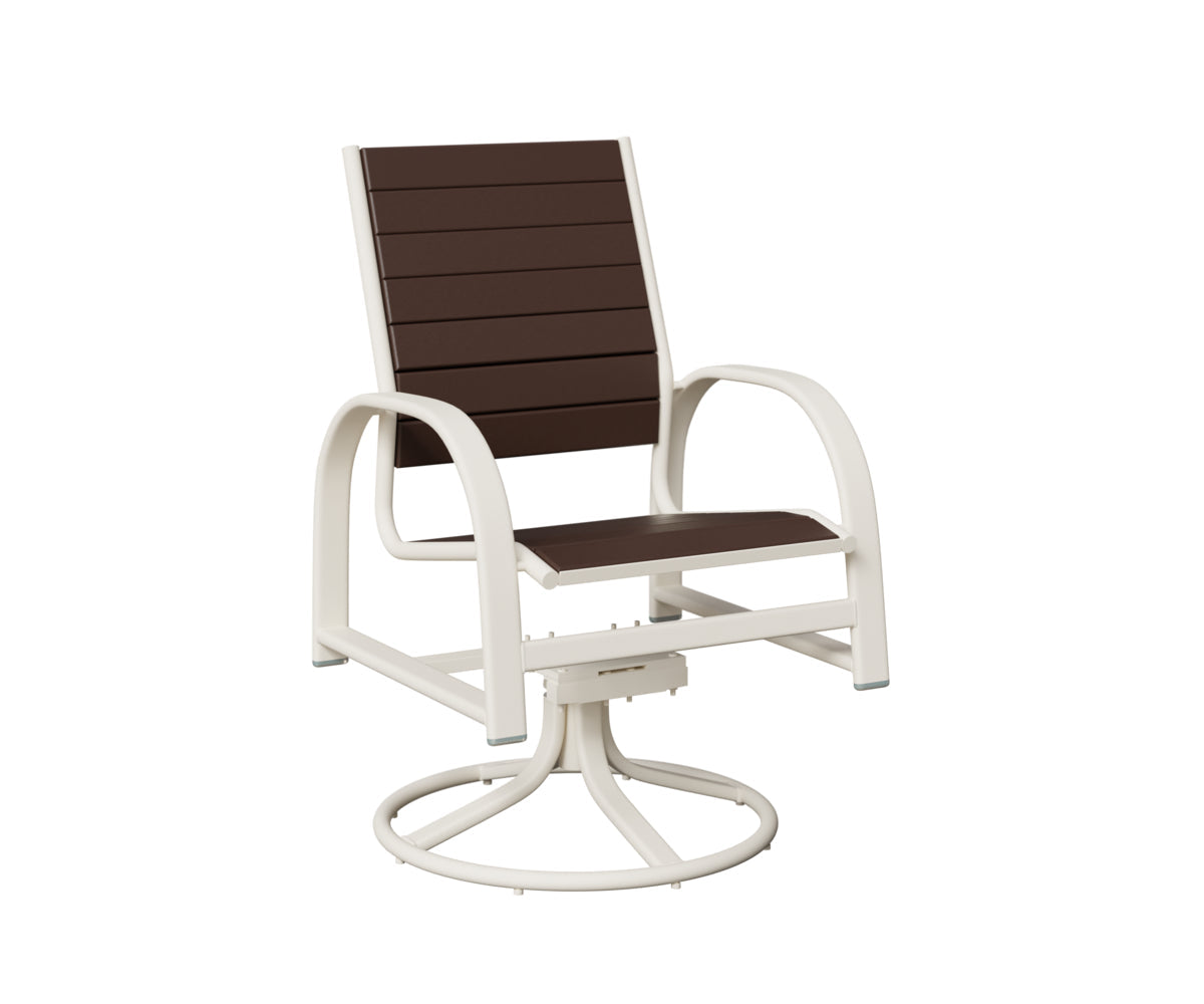 Berlin Gardens Murphy Poly Swivel Rocker Dining Chair