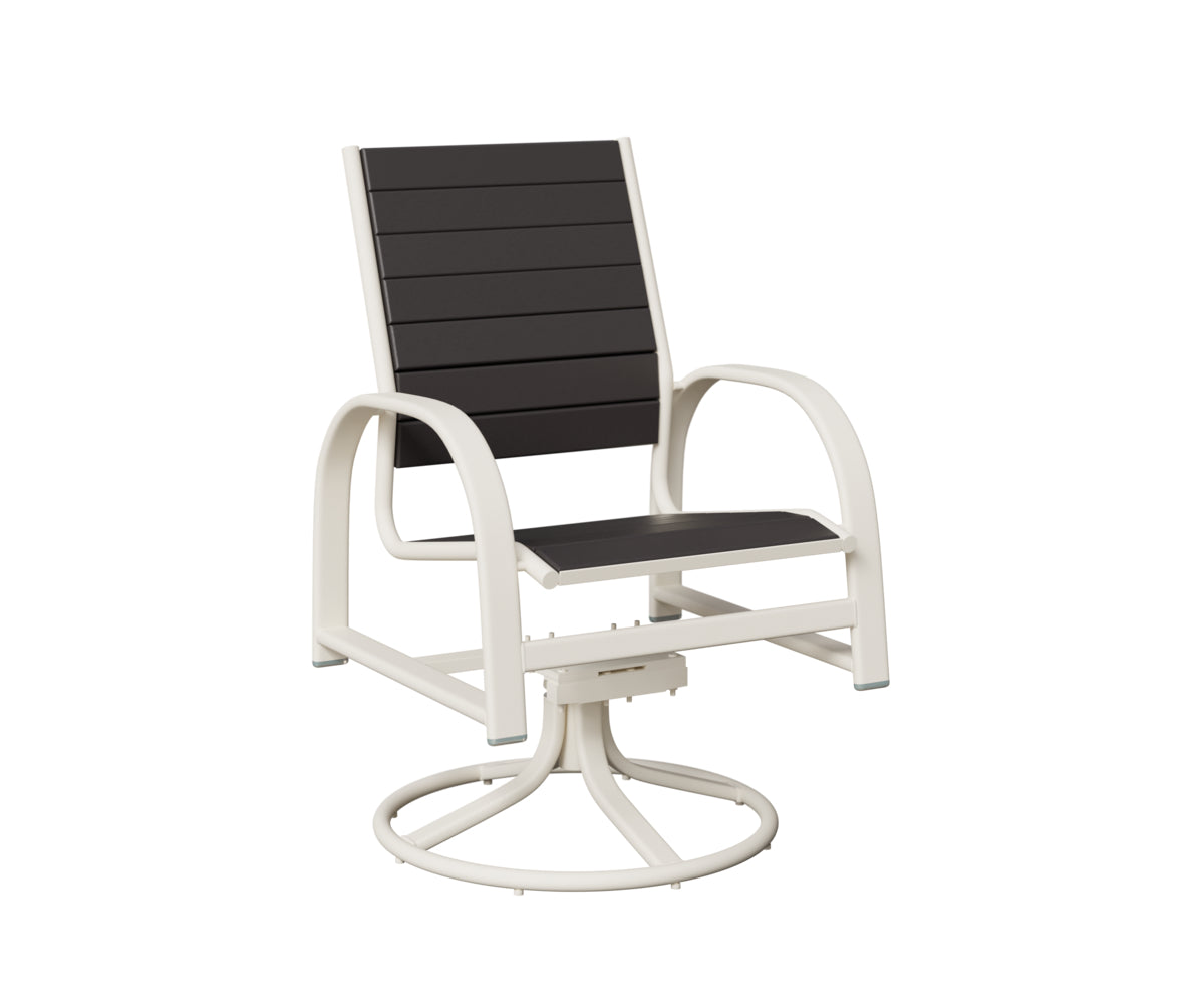 Berlin Gardens Murphy Poly Swivel Rocker Dining Chair