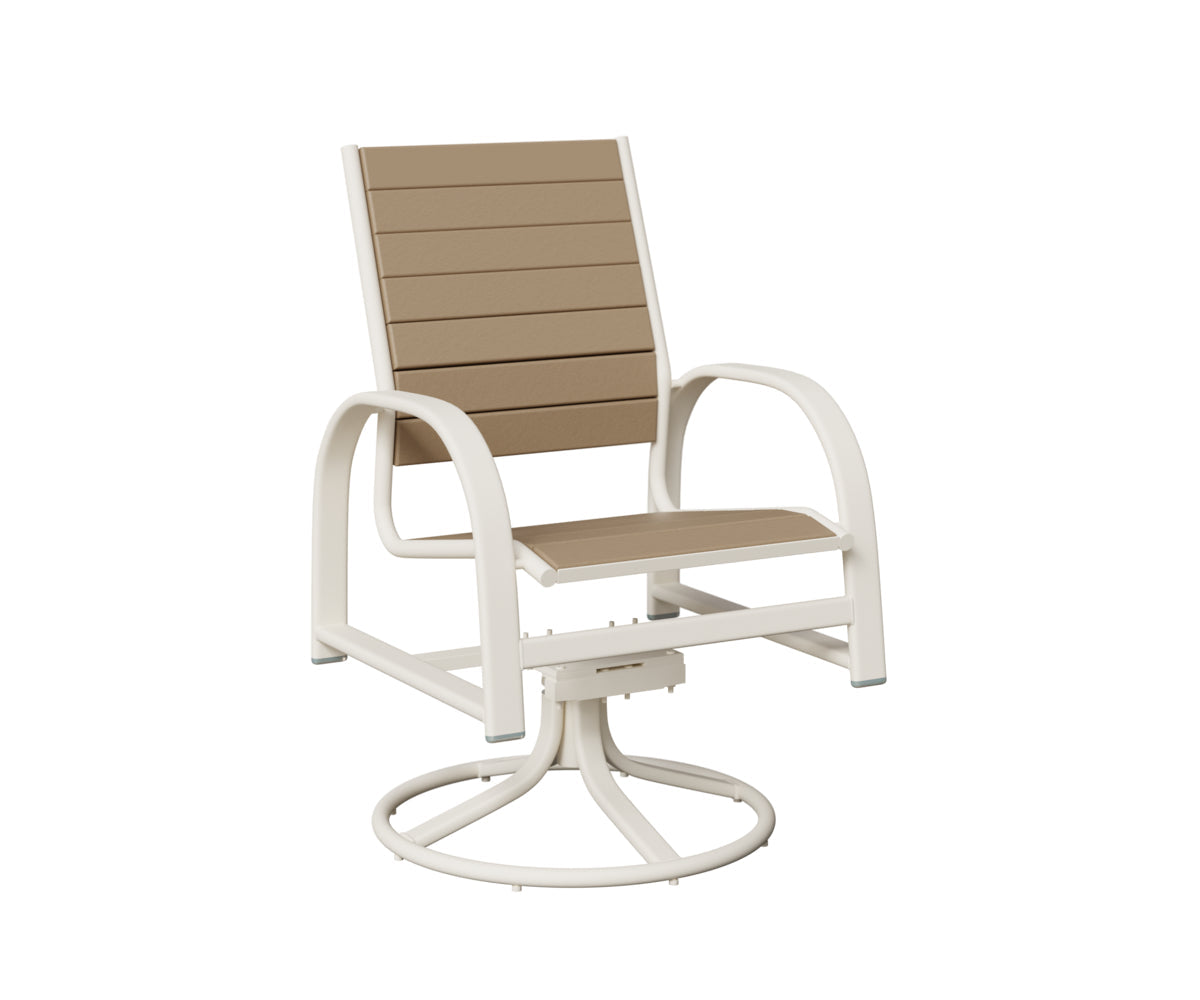 Berlin Gardens Murphy Poly Swivel Rocker Dining Chair