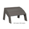 Berlin Gardens Nordic Adirondack Footstool