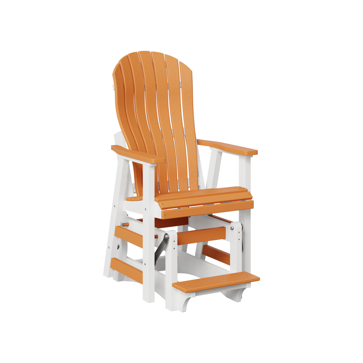 Berlin Gardens Contour Single Counter Glider with Allochrome Brackets