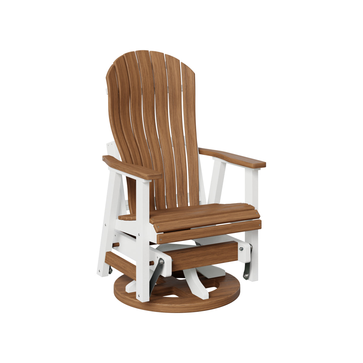 Berlin Gardens Contour Swivel Glider with Allochrome Brackets