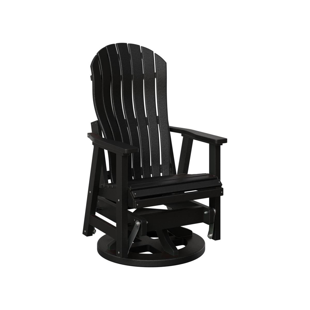 Berlin Gardens Contour Swivel Glider with Allochrome Brackets