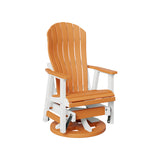 Berlin Gardens Contour Swivel Glider with Allochrome Brackets