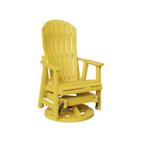 Berlin Gardens Contour Swivel Glider with Allochrome Brackets