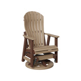 Berlin Gardens Contour Swivel Glider with Allochrome Brackets