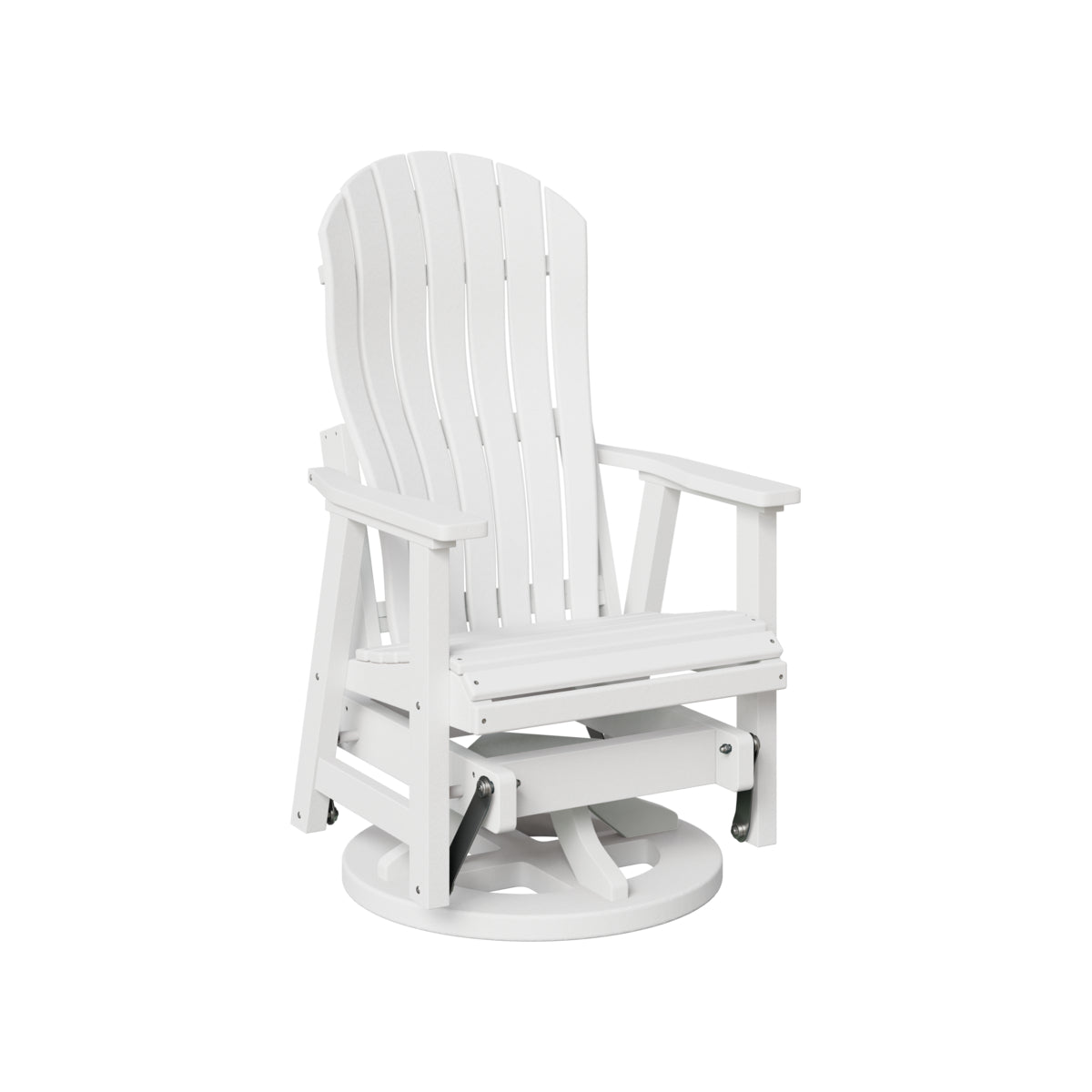 Berlin Gardens Contour Swivel Glider with Allochrome Brackets