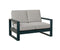 Berlin Gardens Nordic High Back Love Seat