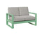 Berlin Gardens Nordic High Back Love Seat