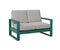 Berlin Gardens Nordic High Back Love Seat
