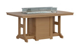 Berlin Gardens Garden Classic Standard Top 44" x 72" Rectangular Fire Bar Table