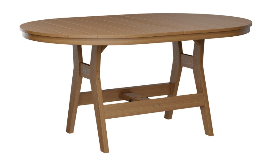 Berlin Gardens Harbor Bar Tables Standard Top 44" x 64" Oblong Bar Table