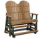 Berlin Gardens Comfo-Back Double Counter Glider with Allochrome Brackets