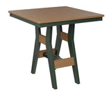Berlin Gardens Harbor Bar Tables Standard Top 33" Square Bar Table