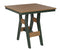 Berlin Gardens Harbor Bar Tables Standard Top 33" Square Bar Table