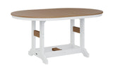 Berlin Gardens Garden Classic Standard Top 44" x 64" Oblong Bar Table