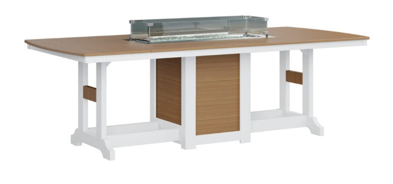 Berlin Gardens Garden Classic Standard Top 44" x 96" Rectangular Fire Counter Table