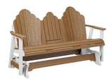 Berlin Gardens Cozi-Back Three Seat Glider w/Console Allochrome Brackets