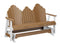 Berlin Gardens Cozi-Back Three Seat Glider w/Console Allochrome Brackets