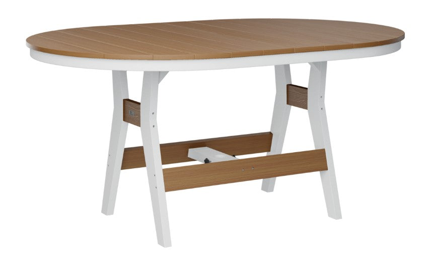 Berlin Gardens Harbor Bar Tables Standard Top 44" x 64" Oblong Bar Table