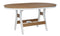 Berlin Gardens Harbor Bar Tables Standard Top 44" x 64" Oblong Bar Table