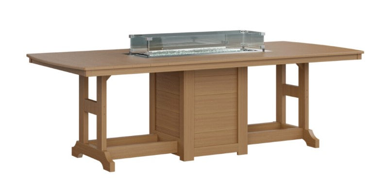 Berlin Gardens Garden Classic Standard Top 44" x 96" Rectangular Fire Bar Table