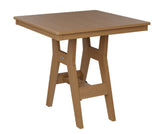 Berlin Gardens Harbor Counter Tables Standard Top 33" Square Counter Table