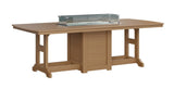 Berlin Gardens Garden Classic Standard Top 44" x 96" Rectangular Fire Counter Table
