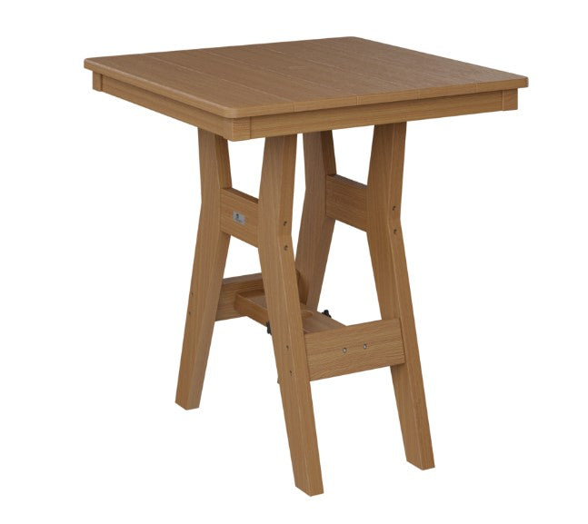 Berlin Gardens Harbor Bar Tables Standard Top 28" Square Bar Table