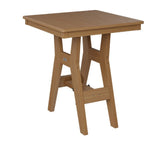 Berlin Gardens Harbor Bar Tables Standard Top 28" Square Bar Table