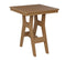 Berlin Gardens Harbor Bar Tables Standard Top 28" Square Bar Table