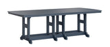 Berlin Gardens Garden Classic Standard Top 44" x 96" Rectangular Bar Table