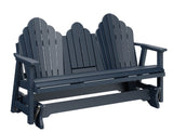 Berlin Gardens Cozi-Back Three Seat Glider w/Console Allochrome Brackets