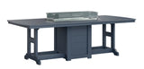 Berlin Gardens Garden Classic Standard Top 44" x 96" Rectangular Fire Dining Table