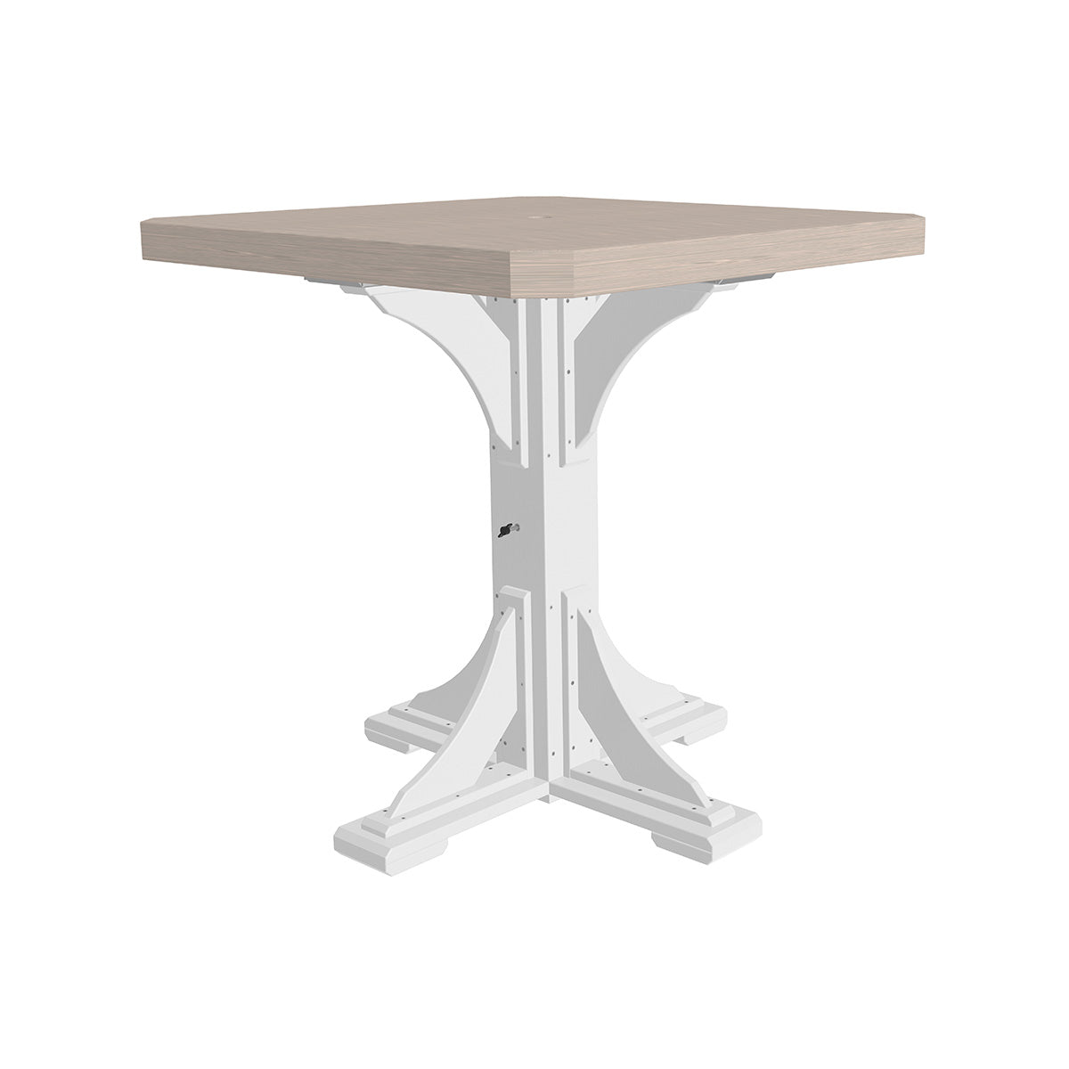 LuxCraft 41" Square Table - Dining Height
