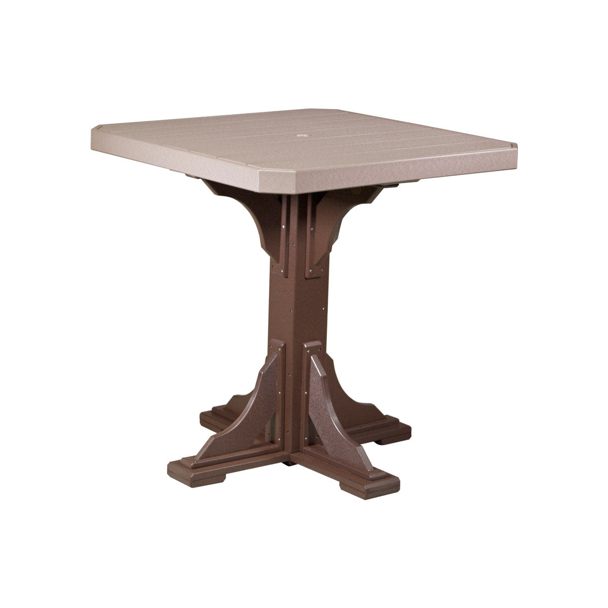 LuxCraft 41" Square Table - Dining Height