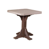 LuxCraft 41" Square Table - Dining Height