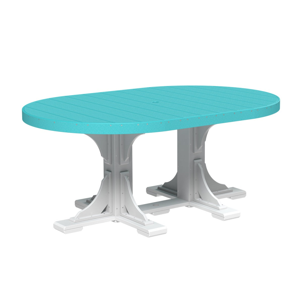 LuxCraft 4' x 6' Oval Table - Bar Height