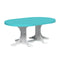 LuxCraft 4' x 6' Oval Table - Bar Height