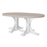 LuxCraft 4' x 6' Oval Table - Bar Height