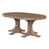 LuxCraft 4' x 6' Oval Table - Bar Height