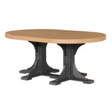 LuxCraft 4' x 6' Oval Table - Bar Height