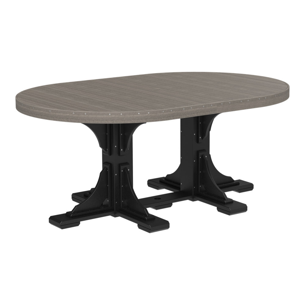 LuxCraft 4' x 6' Oval Table - Bar Height