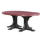 LuxCraft 4' x 6' Oval Table - Bar Height