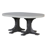 LuxCraft 4' x 6' Oval Table - Bar Height